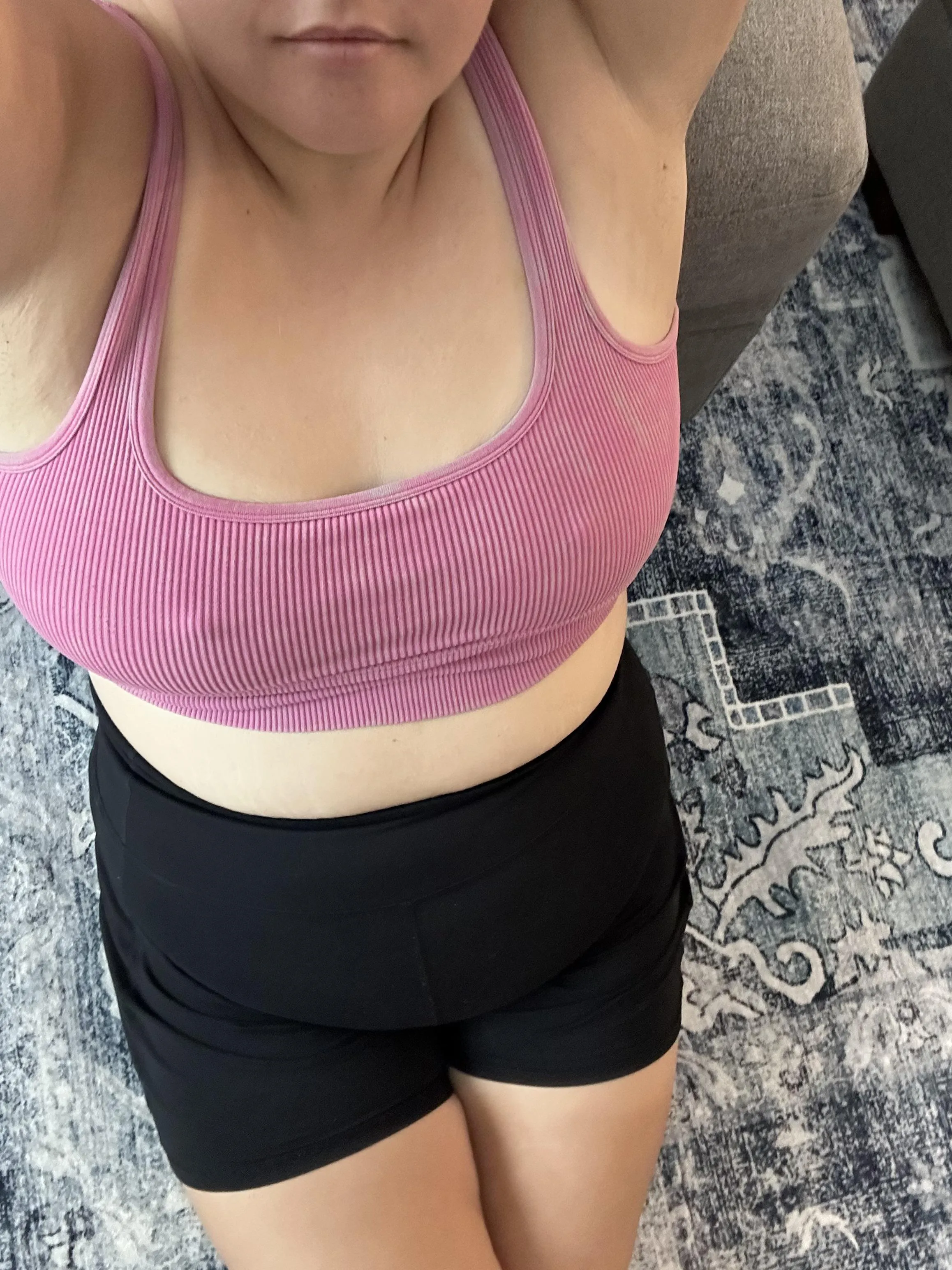 On mom duty. Let’s sneak off for a quickie in the closet.