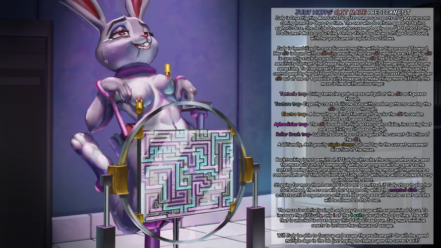 Judy hopp's clit maze predicament.