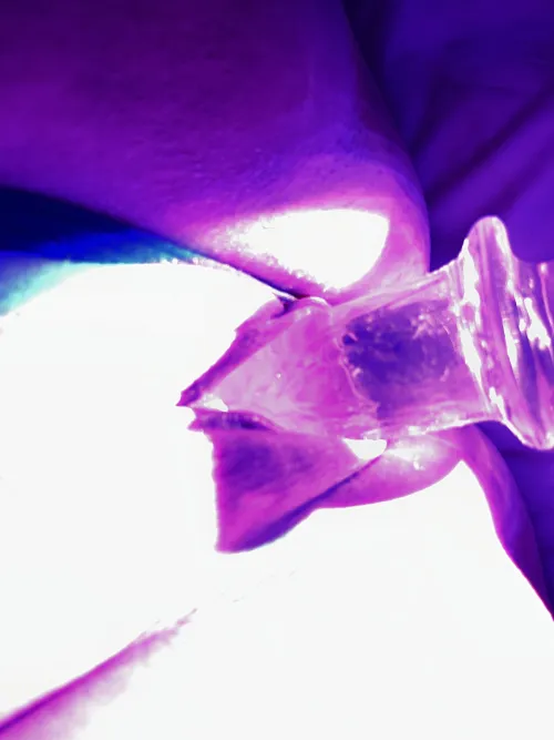 Glass Dildo LSD Pussy