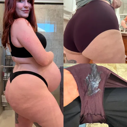 LAST CHANCE to order creamy sweaty pregnancy panties before I close orders tomorrow! 5 ⭐️ intoxicating scent! [Selling] full menu in comments below!