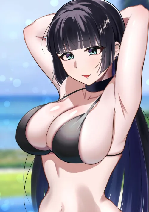PA-San Showing Off Her Beach Body