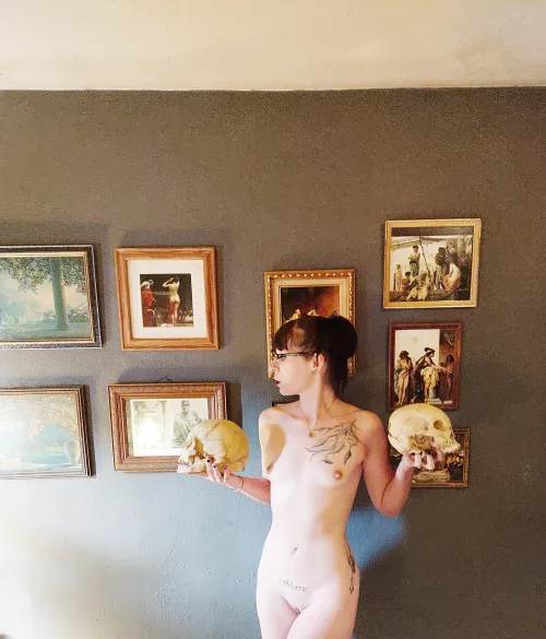 I collect real human skulls