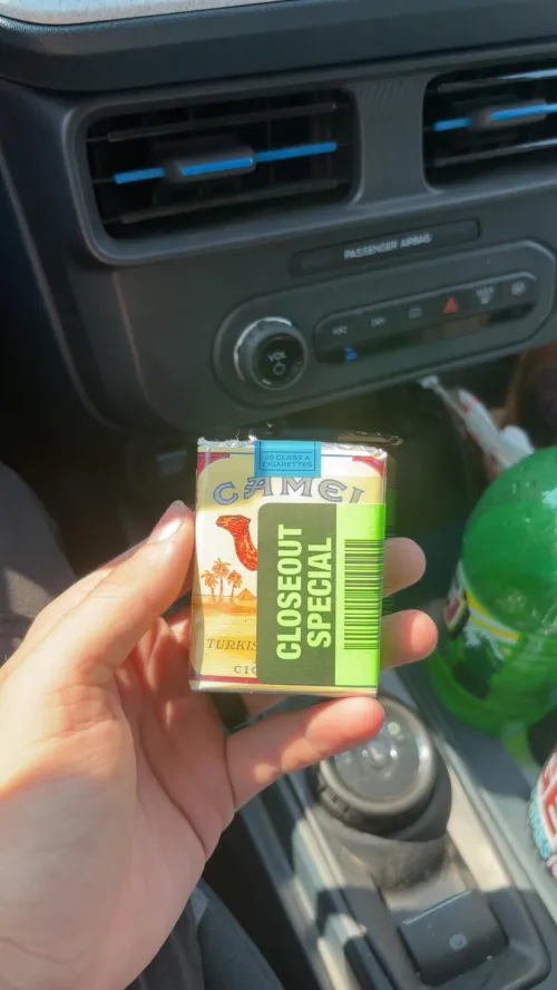 I don’t even smoke anymore