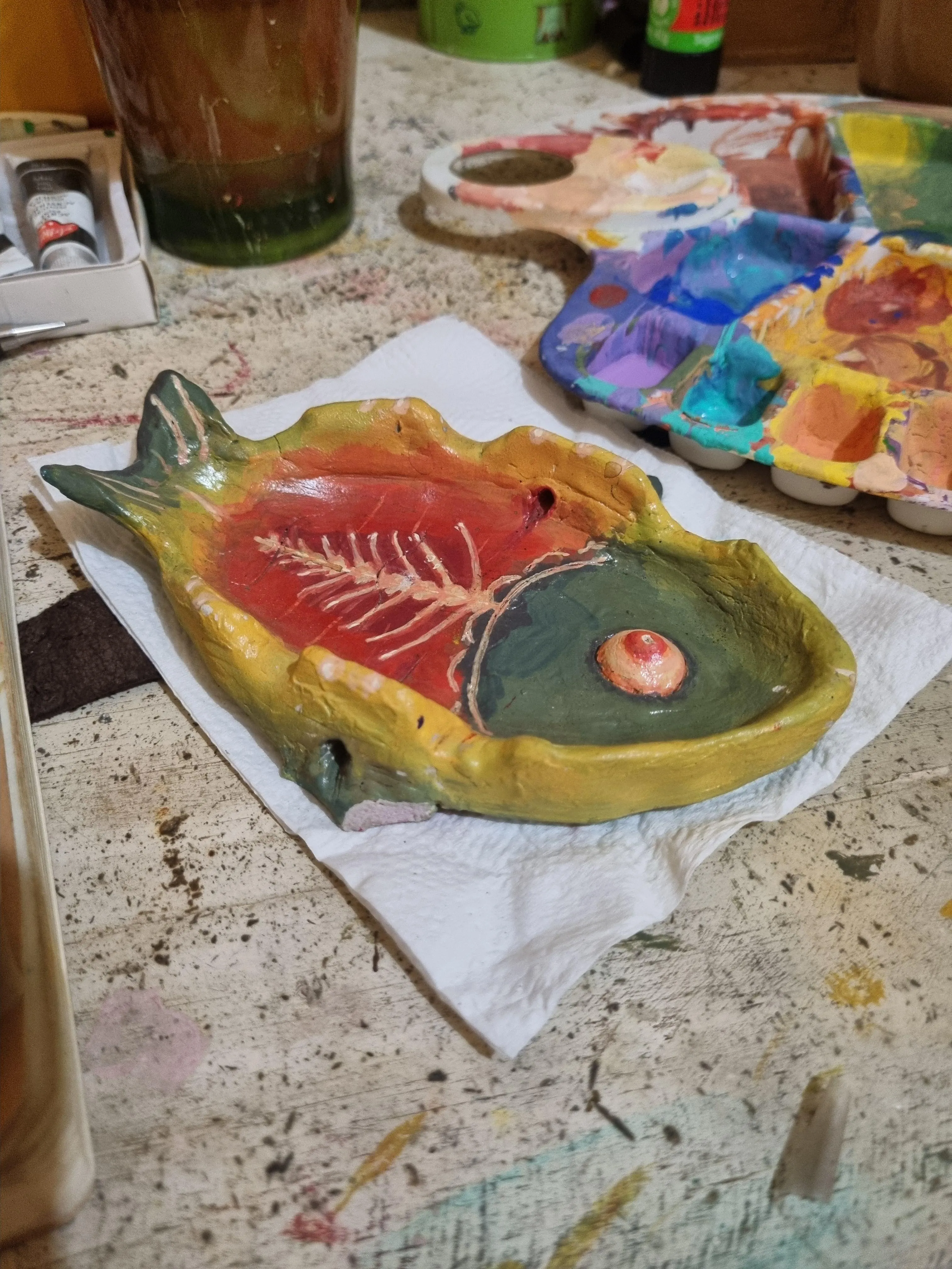 I made a fish ashtray
