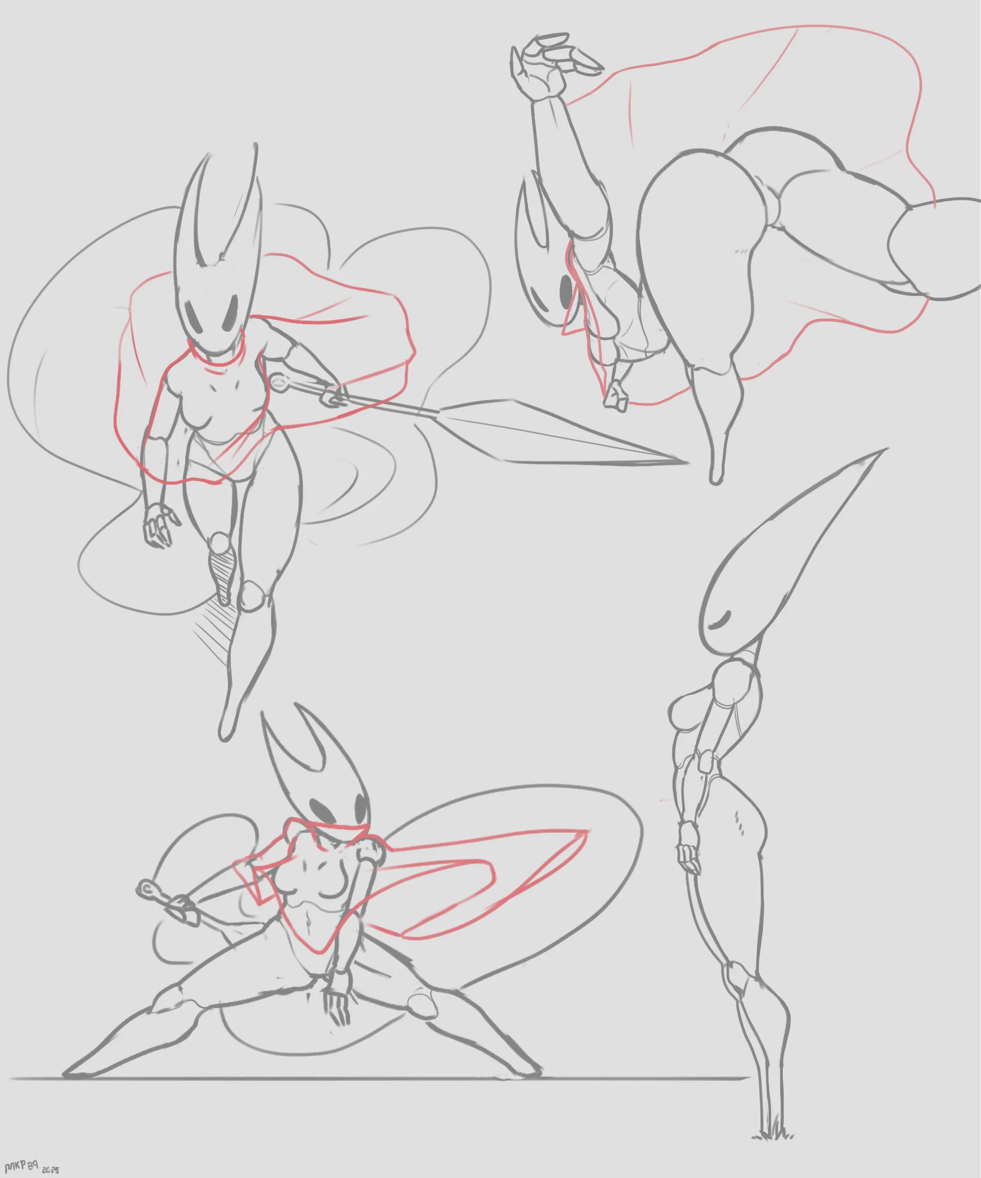 More hornet sketches (by me)