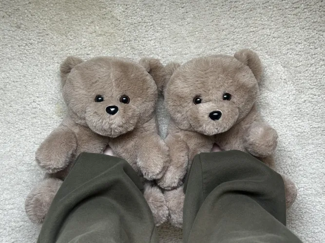 New slippers!!😆🧸