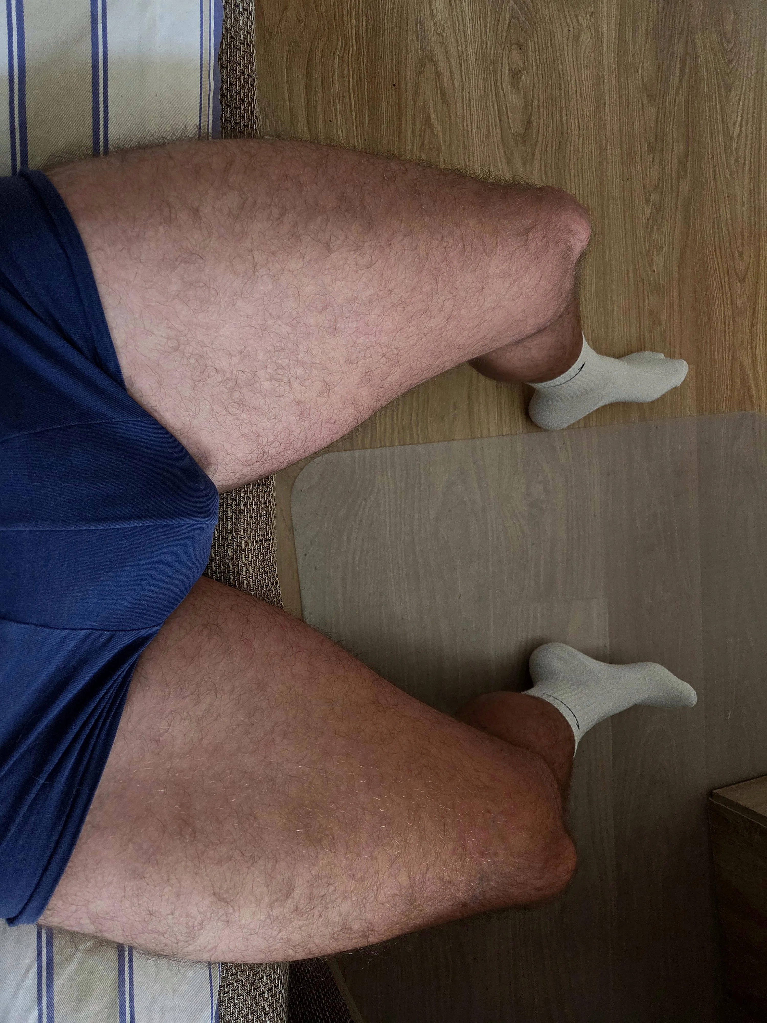 Why don't you put your head between my thighs already?