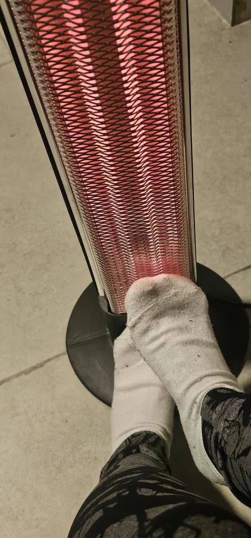 I stood by the heater just to make my socks sweaty, ready to bury your face in them?