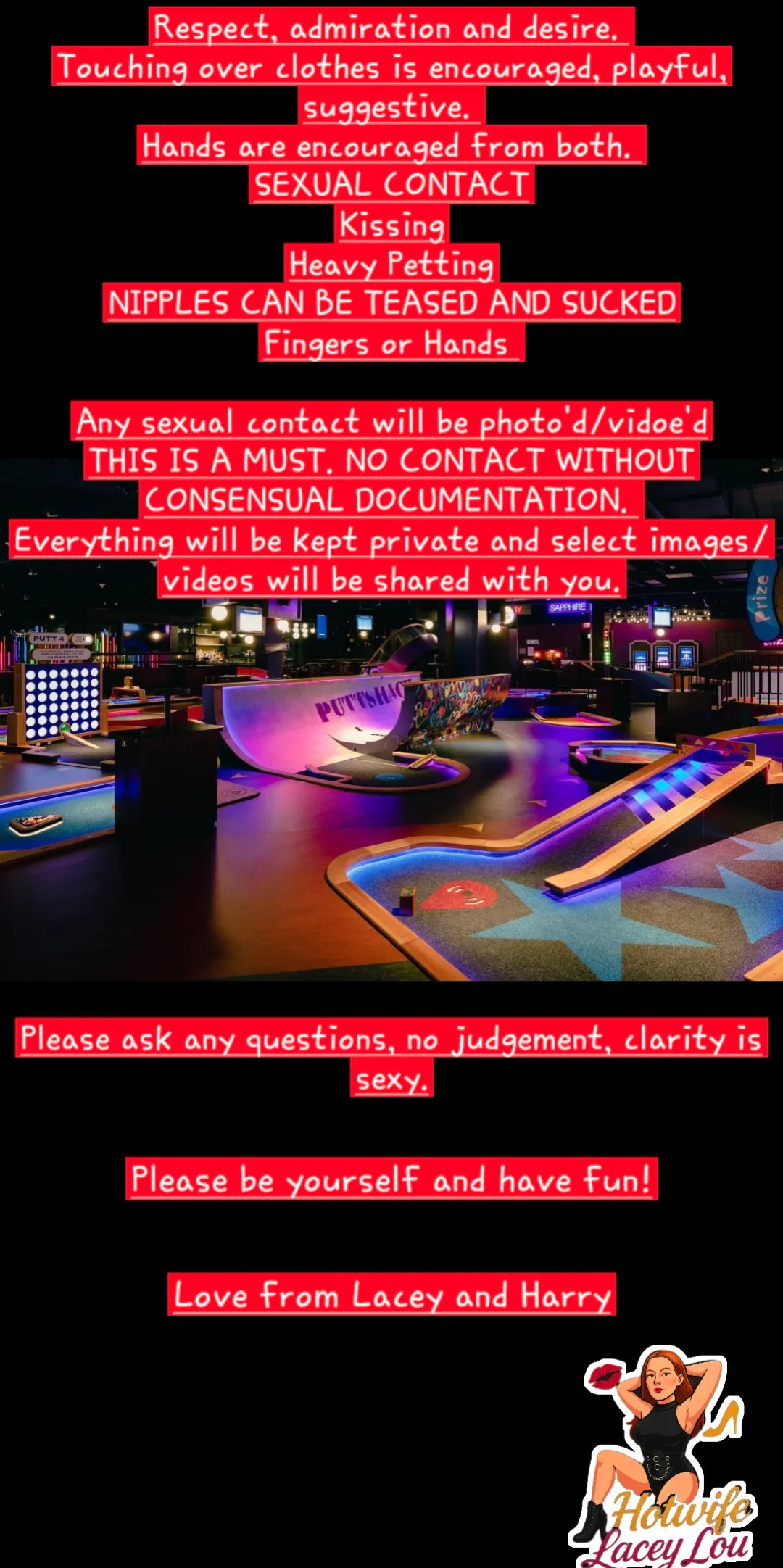 Not quite texts, but my husband sent this to my date for the weekend.