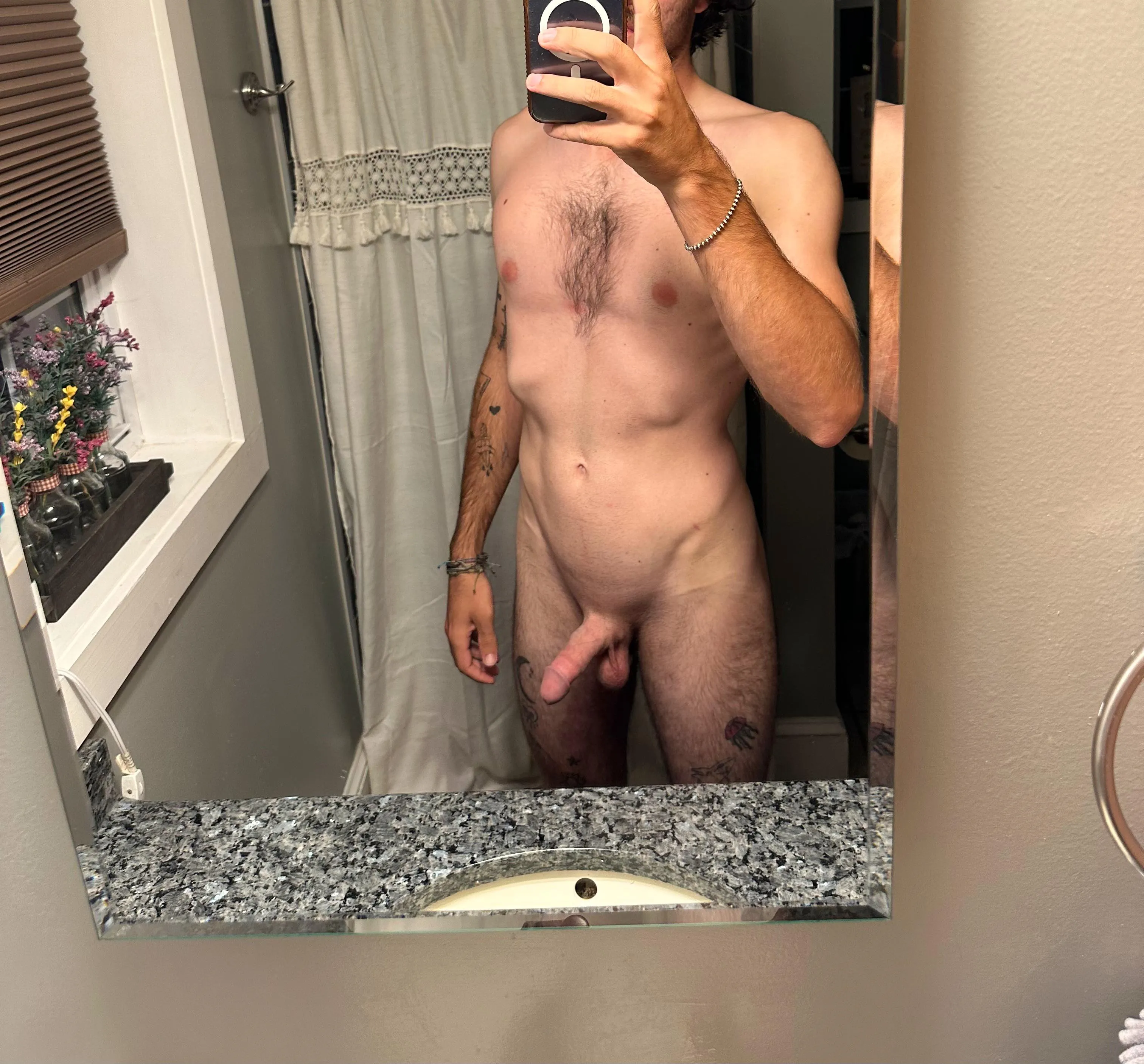 Shaved and showered