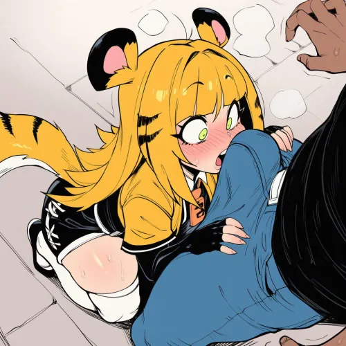 Woah heh didn't think orange cats were this upfront about these sort of things