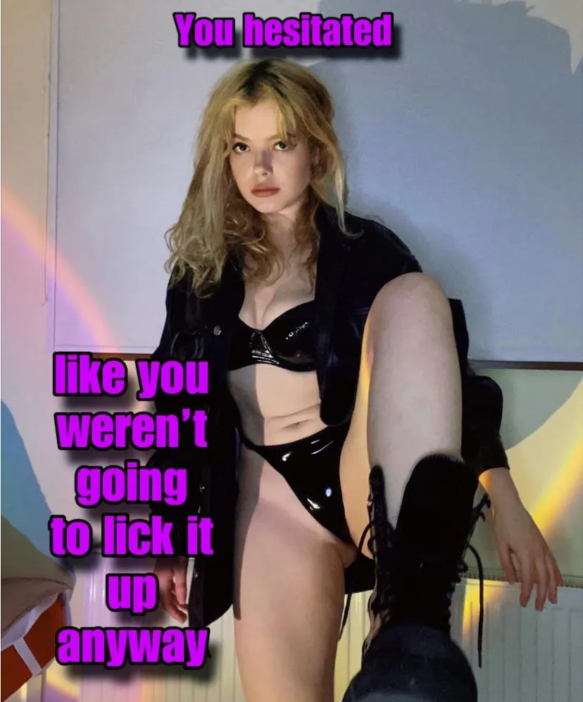 You are going to lick it anyways [oc]