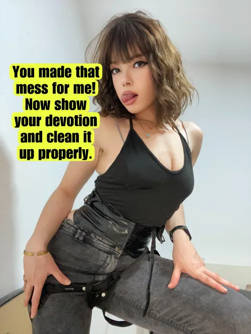 You made that mess [oc]