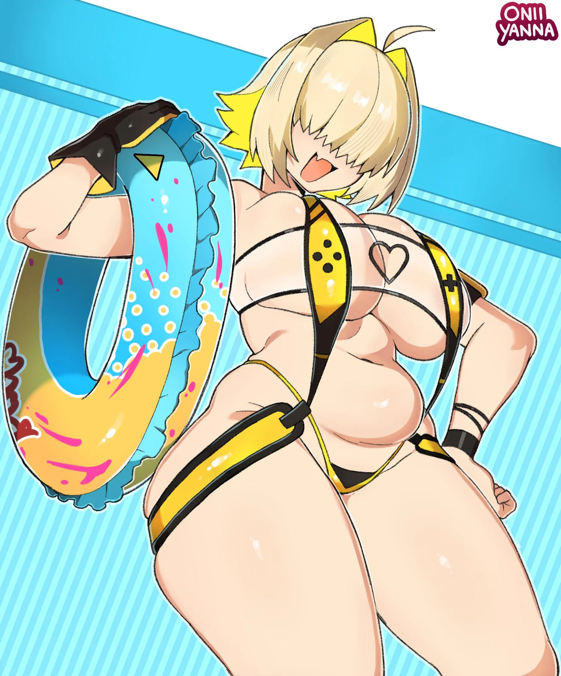 Flaunting her chubby Tummy (Elegg) [oniiyanna]