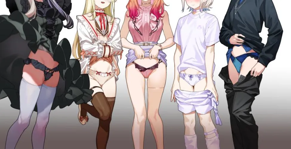 Group pantsu showoff [hololive]