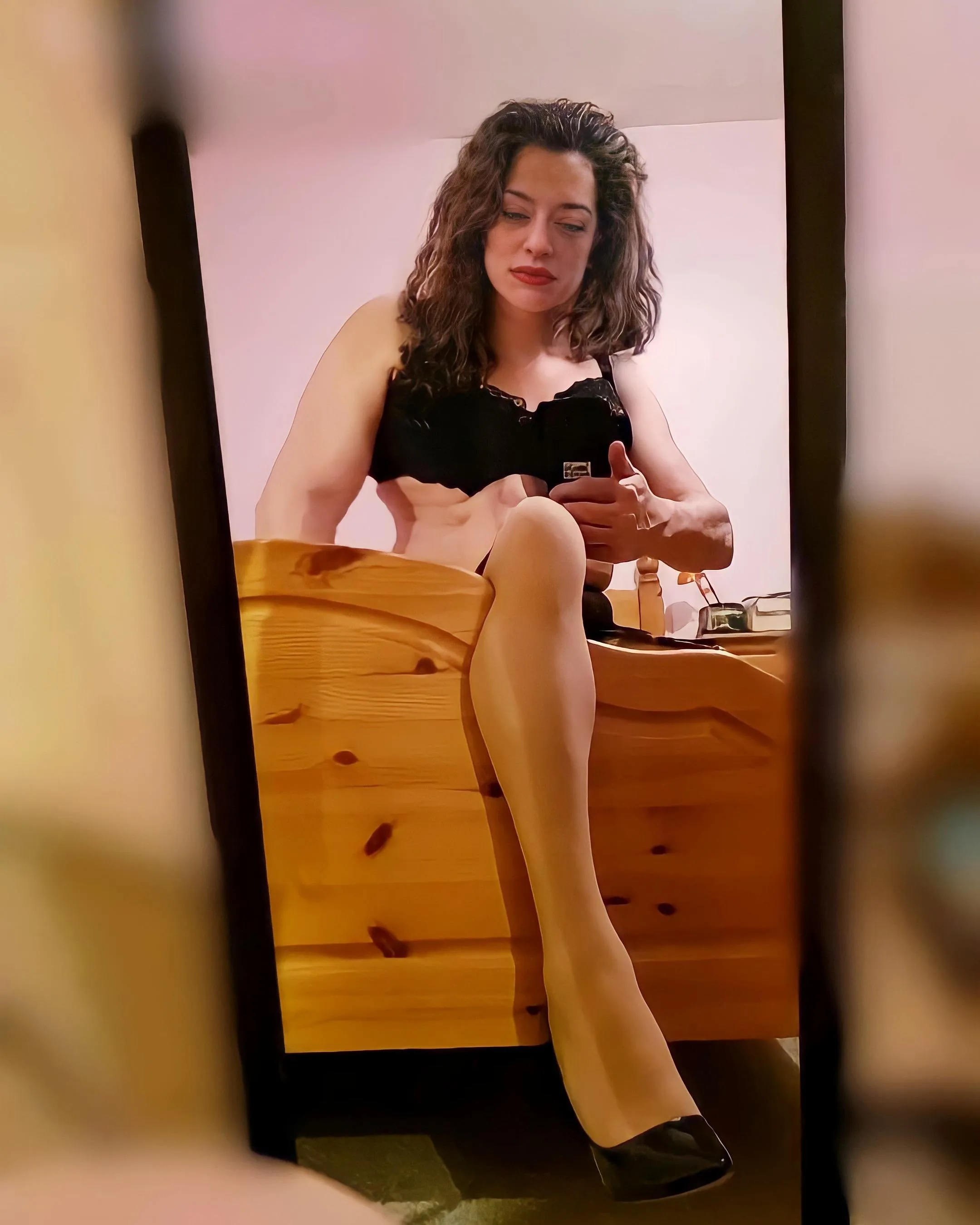 Leg in nylon, a early Dax picture