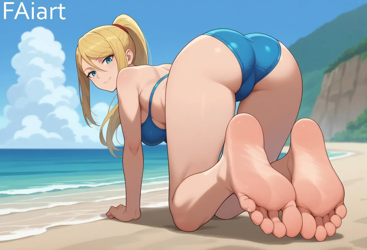 Samus feet (AI)
