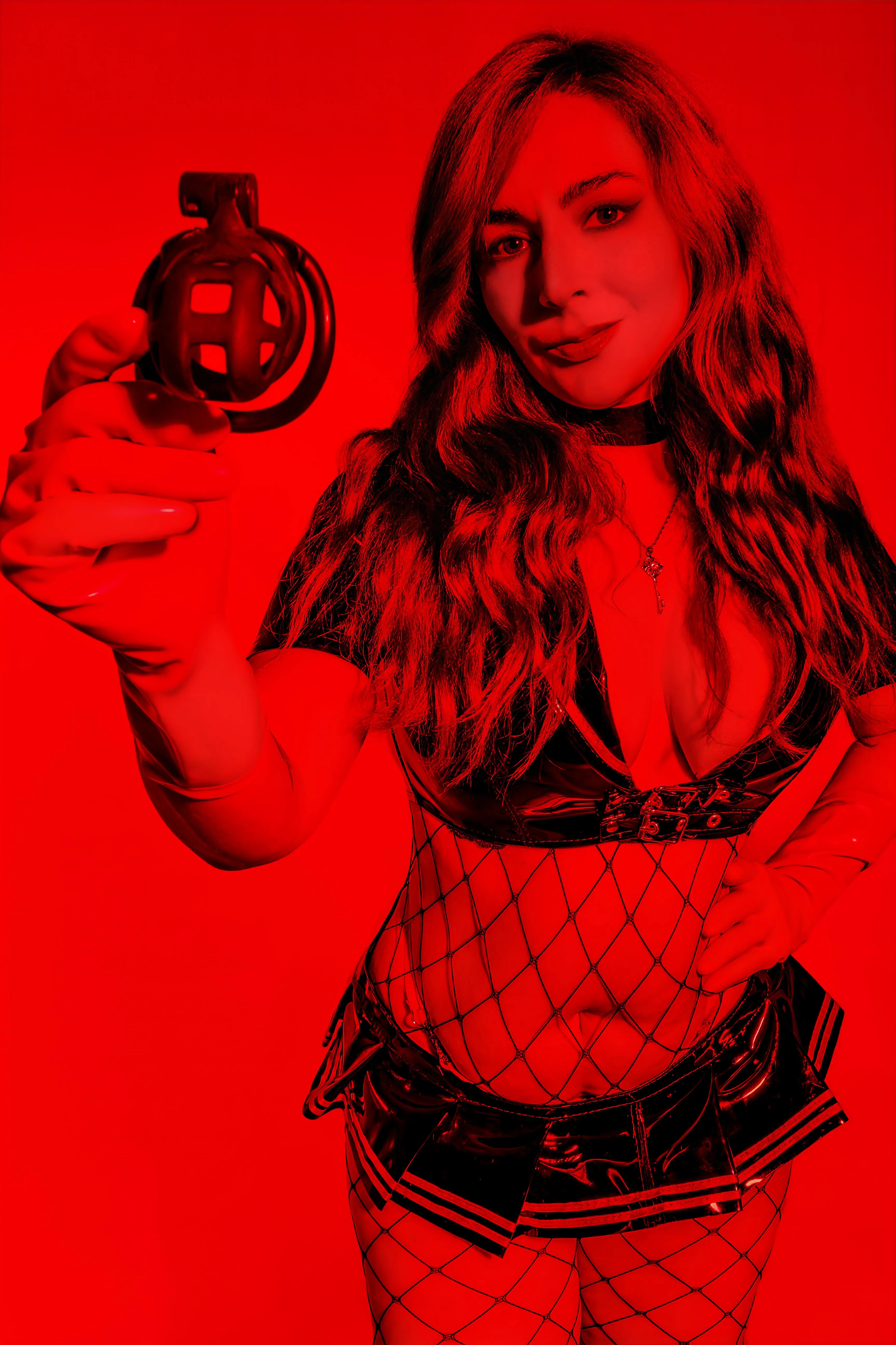 Your cock is such a non-entity, but I lock it anyway just so you never forget you’re worthless without me