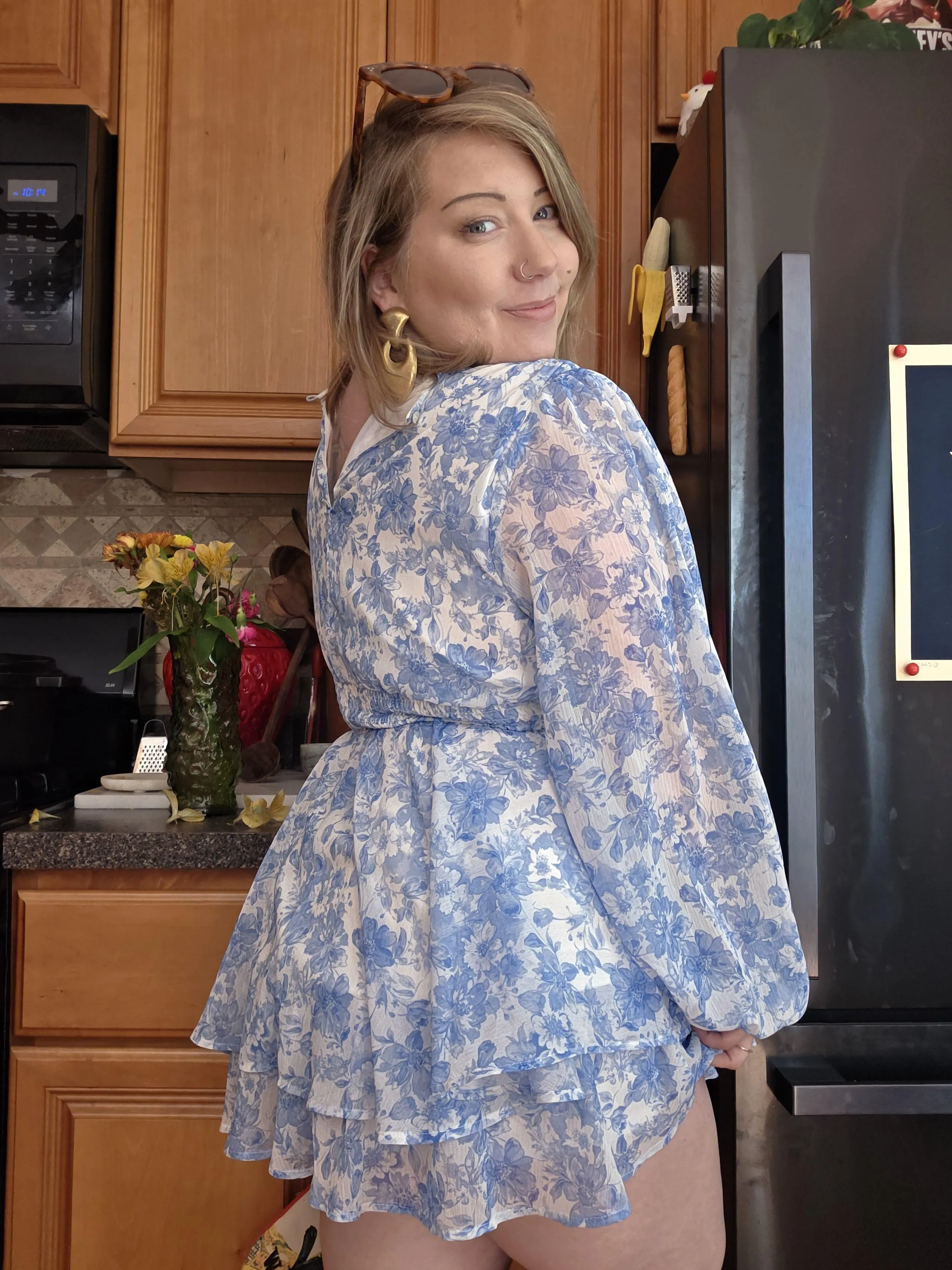 Blonde in Blue for You