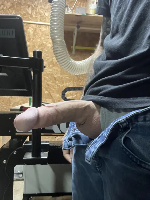 Dicking around in the garage