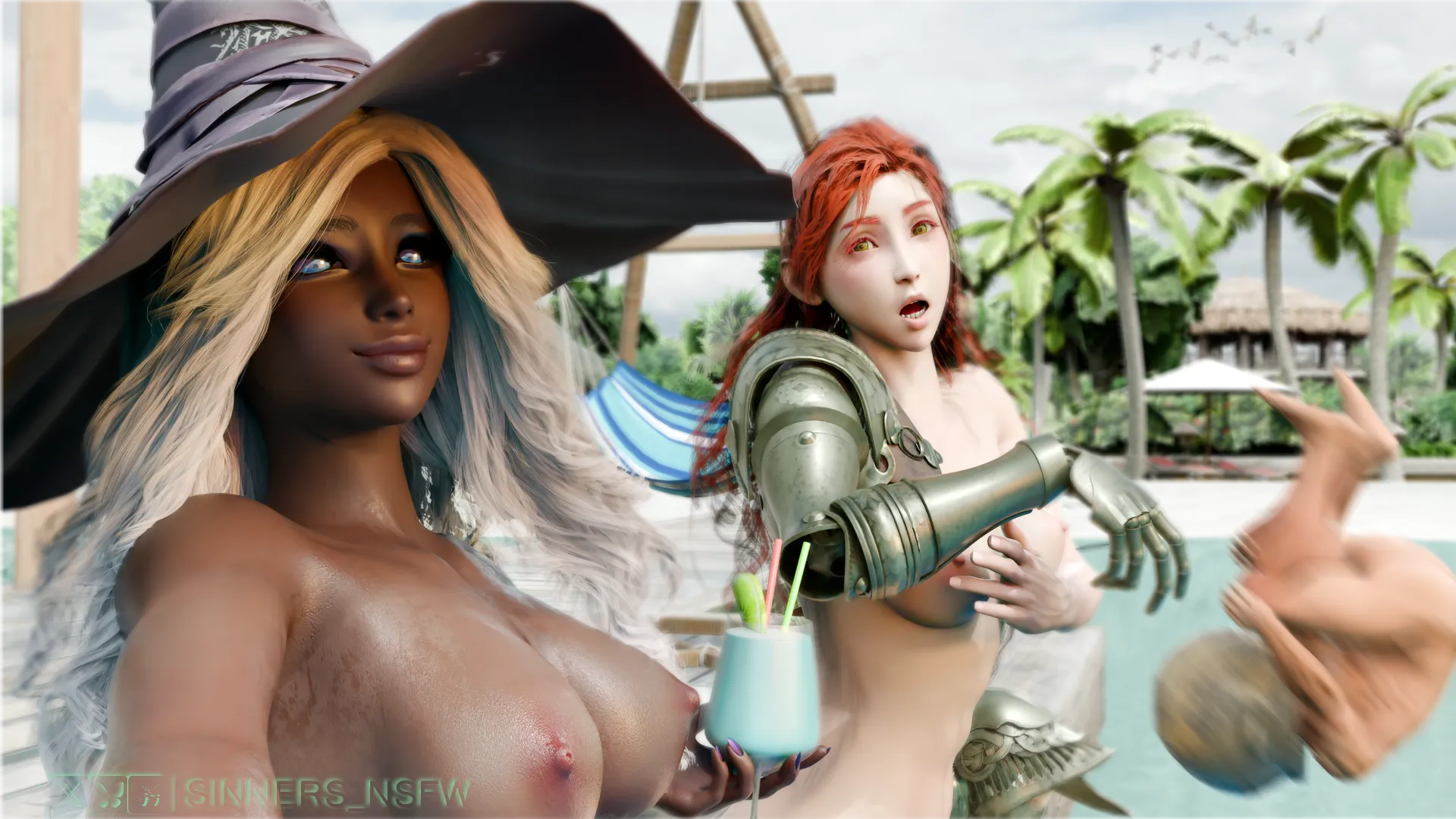 Elden Beach 01 (@sinners_nsfw) [Recluse, Malenia, Let Me Solor Her]