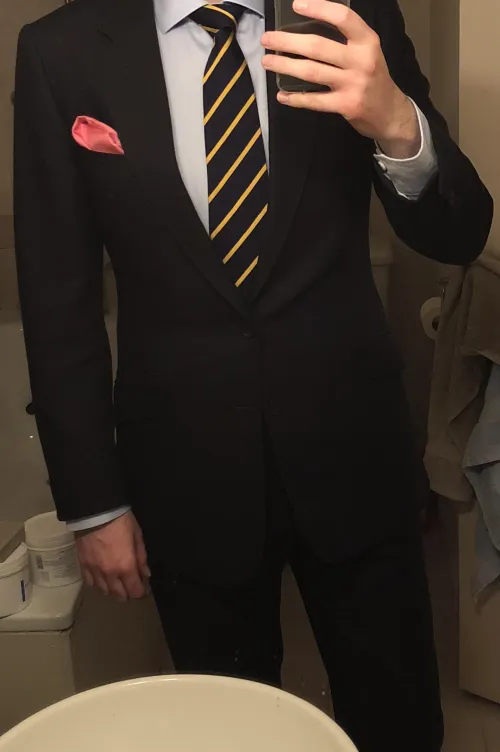 Going down the SFW route for a change. No cufflinks today, sorry.