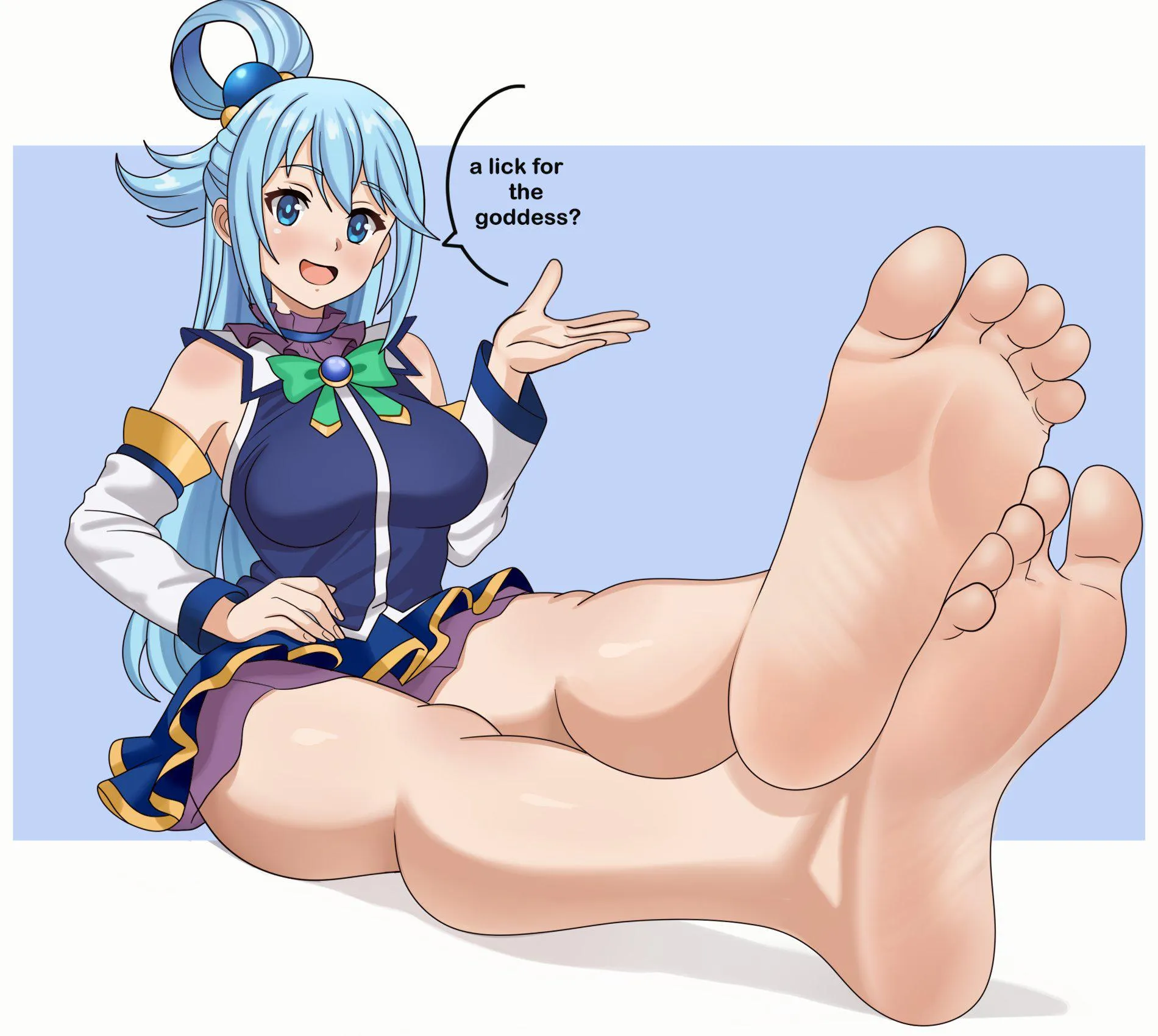 The Goddess Needs A Lick (eycarts)