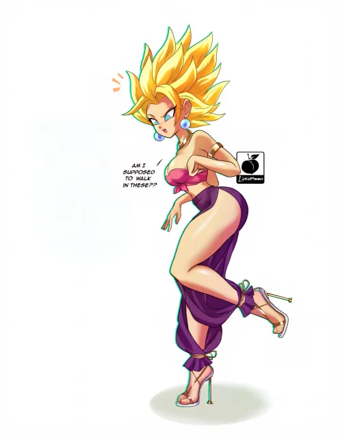 Caulifla's outfit is 10/10 (linkartoon) [Dragon Ball Super]