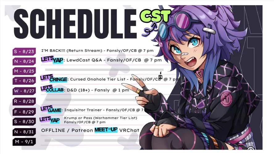 Comeback Schedule Science Team! (After B-Day comeback🎂 not so Late edition)