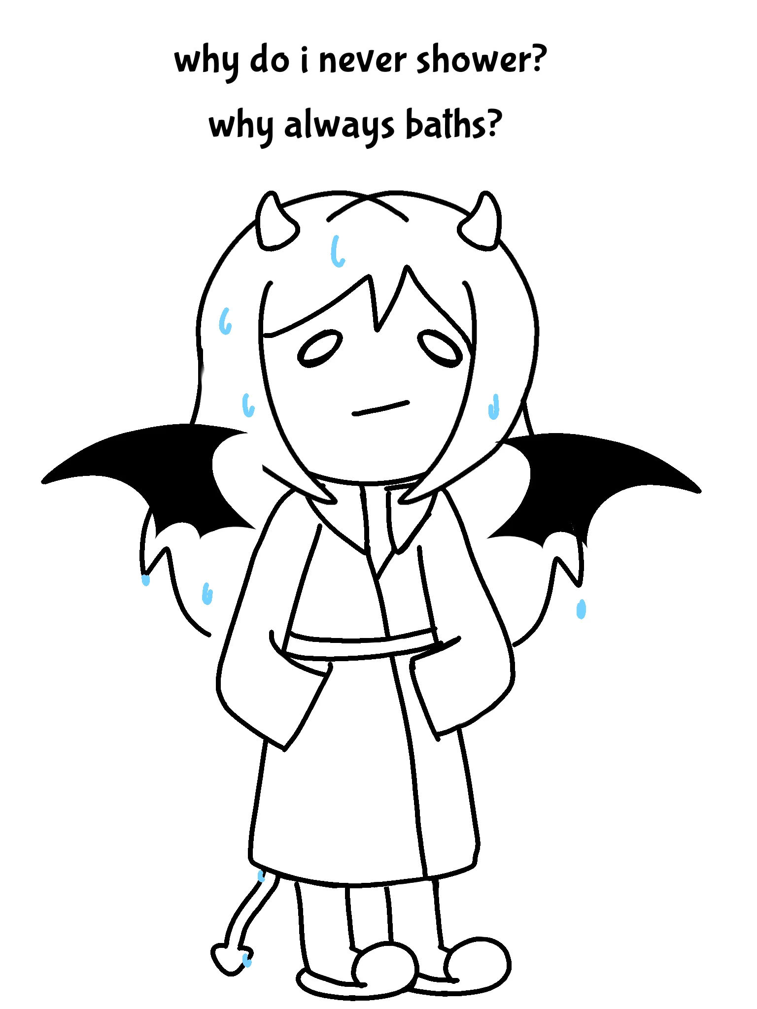 Do you think there's not a shower at the orphanage?