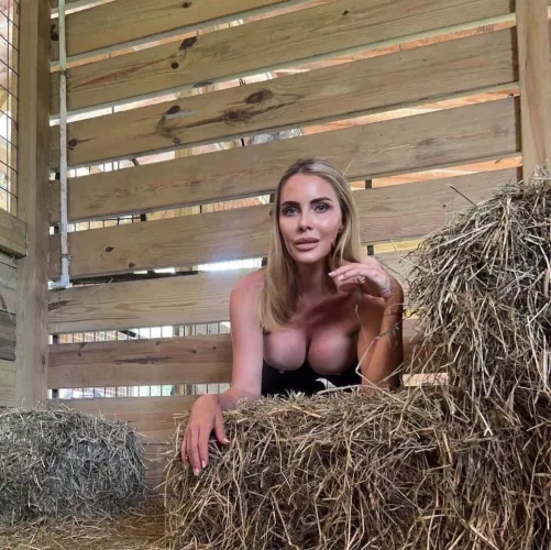 I love to fool around in the hay loft