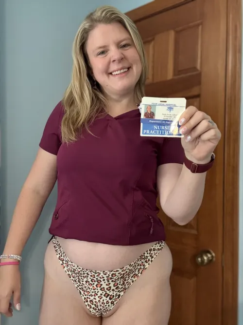 Issued a new badge at work