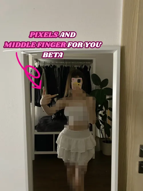 Nothing but pixels and denial for you, little beta ❌