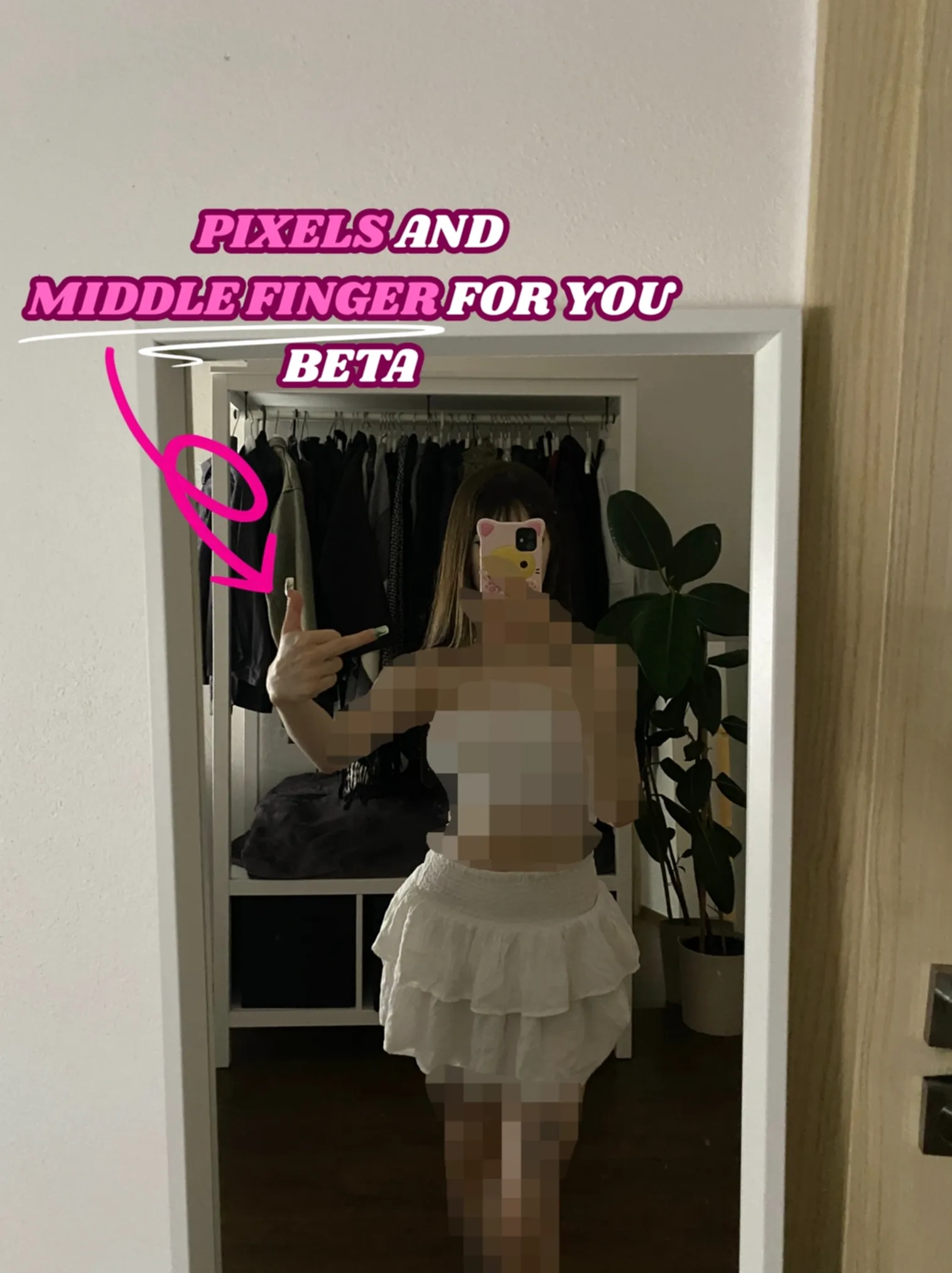 Nothing but pixels and denial for you, little beta ❌