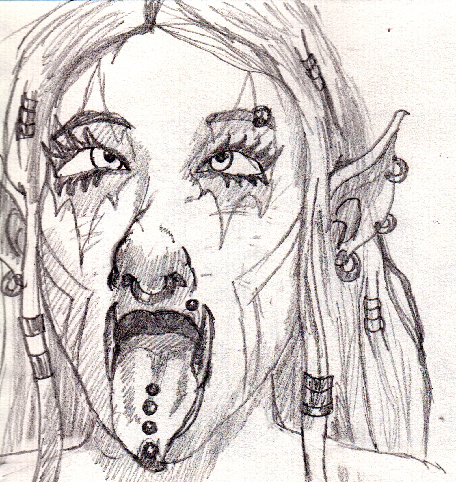 Orc Girl Aheago Sketch