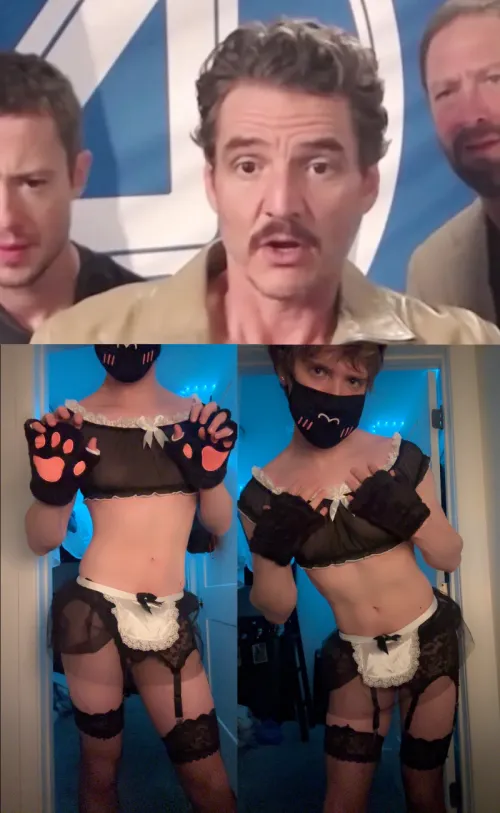 Pedro Pascal likes catboy maids, do you?