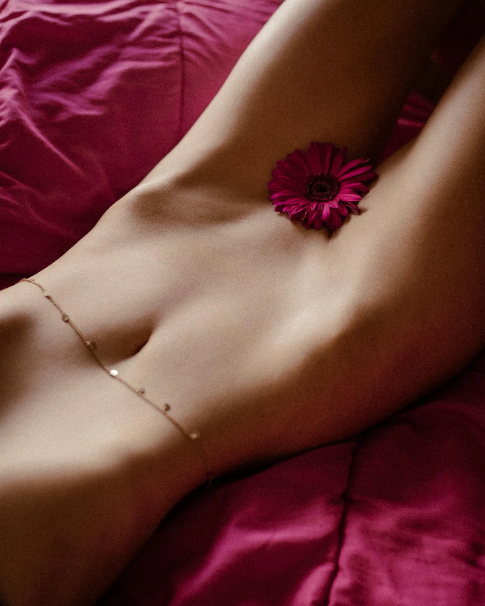 She has a pretty flower