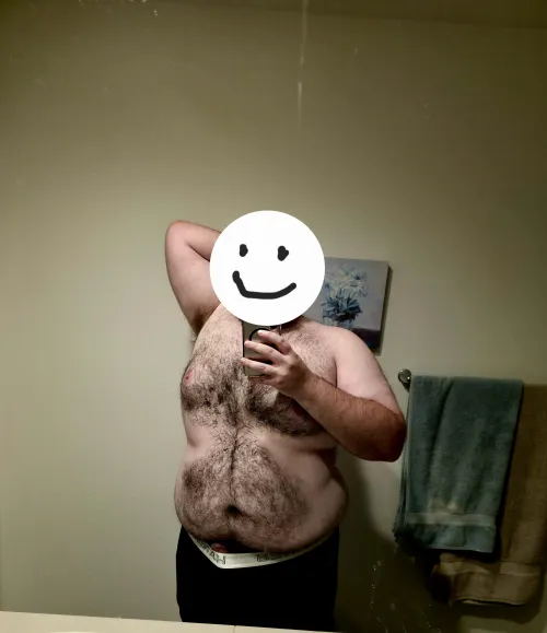 Shower after a long walk