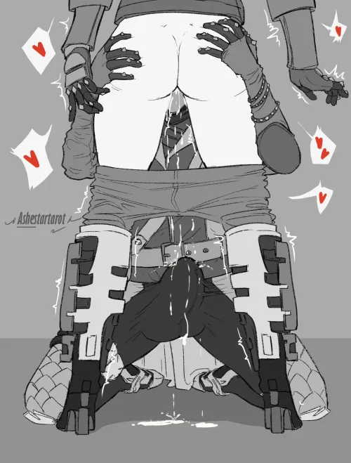 Taking a Drink from his favorite fountain~ [Artist: AsheStarTarot] Commissioned by Me