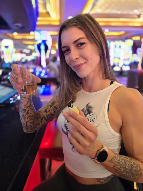 Tatted chick's and tequila, oh its wildly fun (: