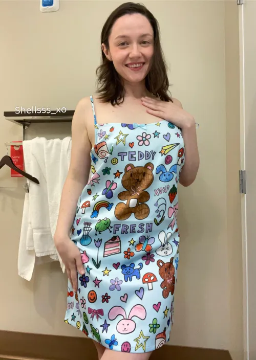 this sundress is so cute and comfy 🩵🩷