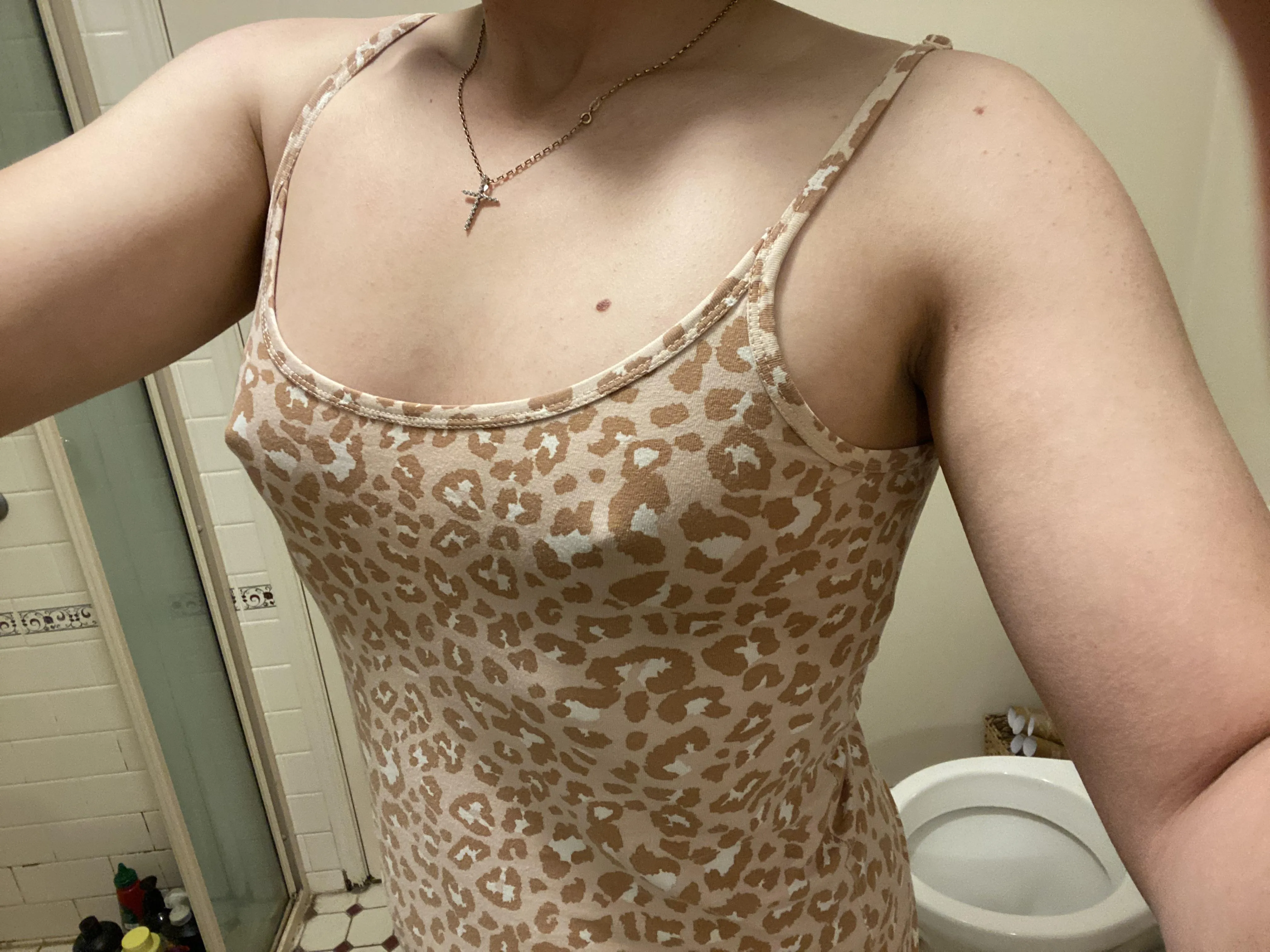 2yrs HRT. Almost 36 years old (October) finally feel like I kinda have some boobs?