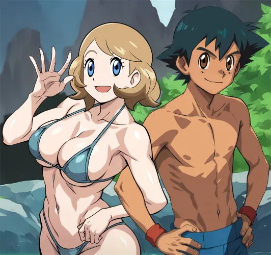 Ash and Serena