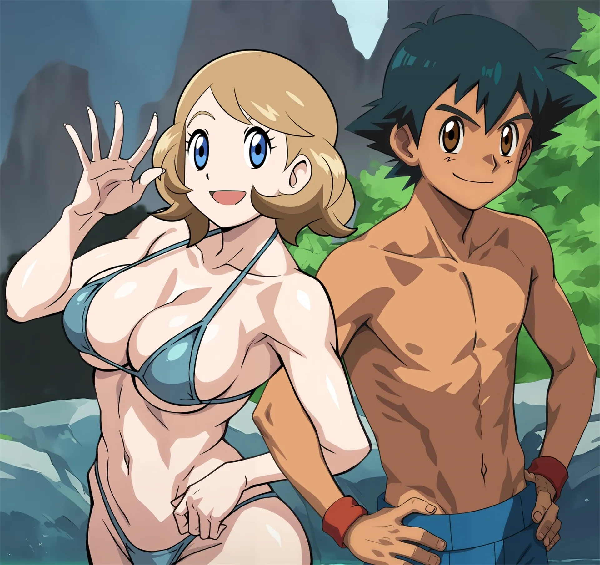 Ash and Serena