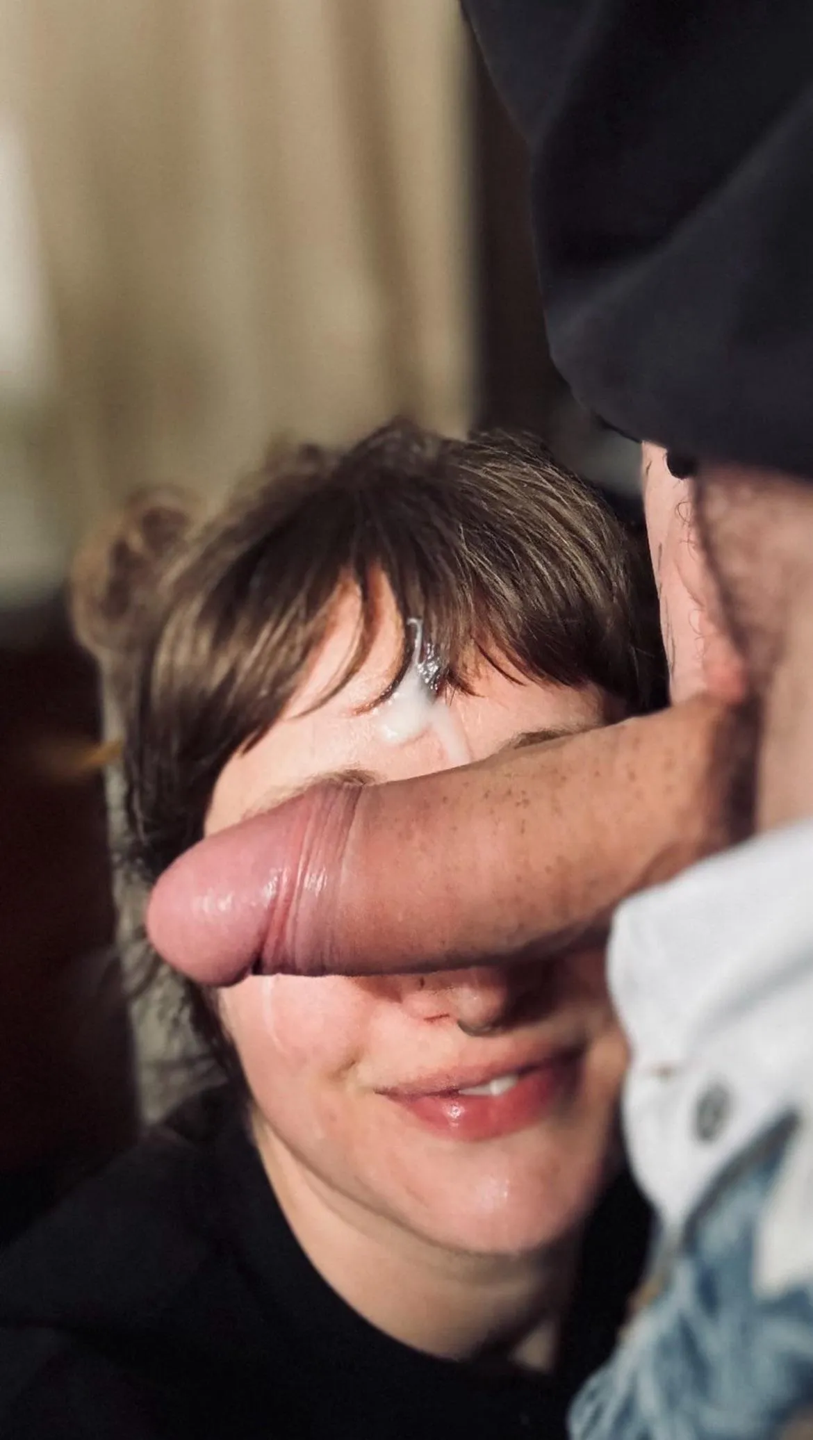 happy cum covered cumslut