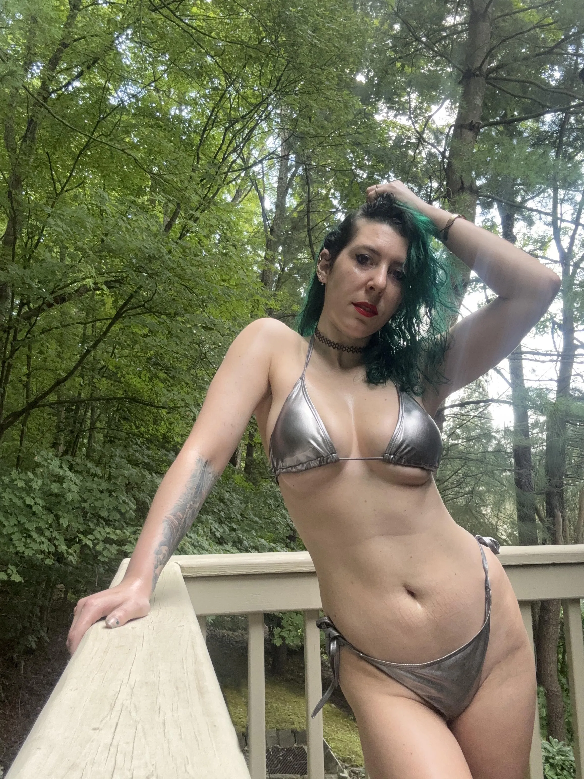 Just out enjoying the heat