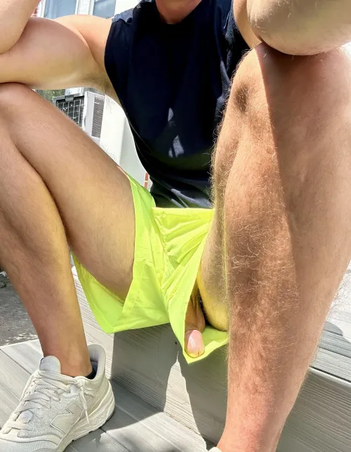 Neon shorts draw attention