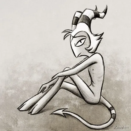 Old Moxxie sketch (sketch by me)