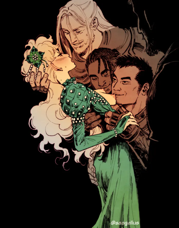 Princess & guards: feeding time 👅