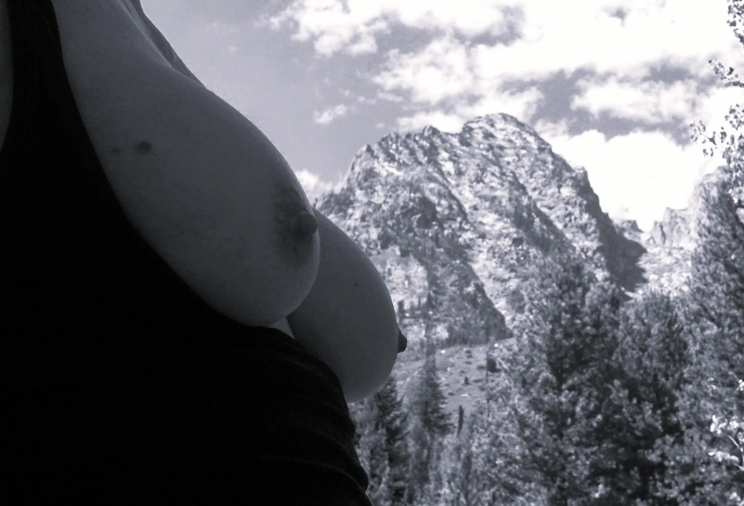 The Grand Tetons..... 1st post here-- it was a busy trail